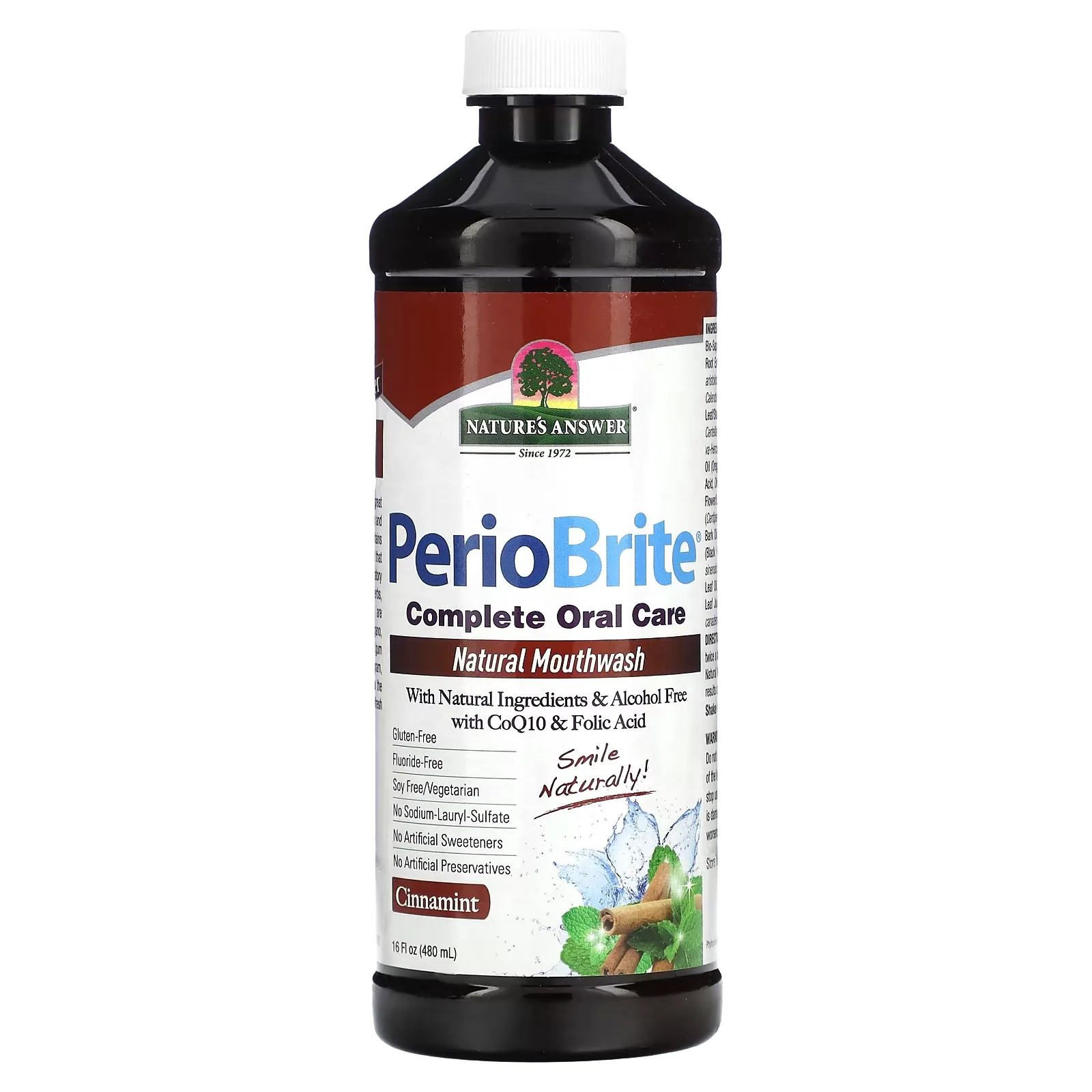 PerioBrite, Natural Mouthwash, Cinnamint, 16 fl oz (480 ml)