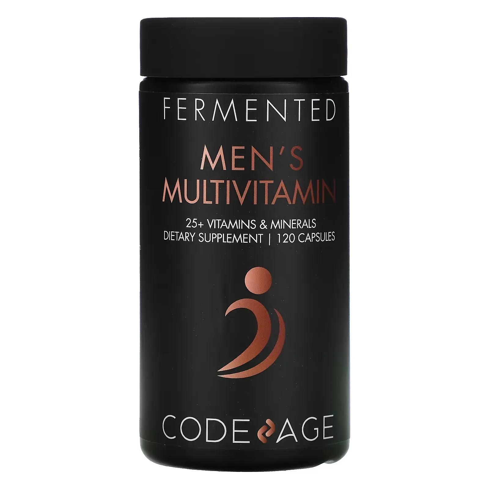 Fermented, Men's Multivitamin, 25+ Vitamins, Minerals, 120 Capsules