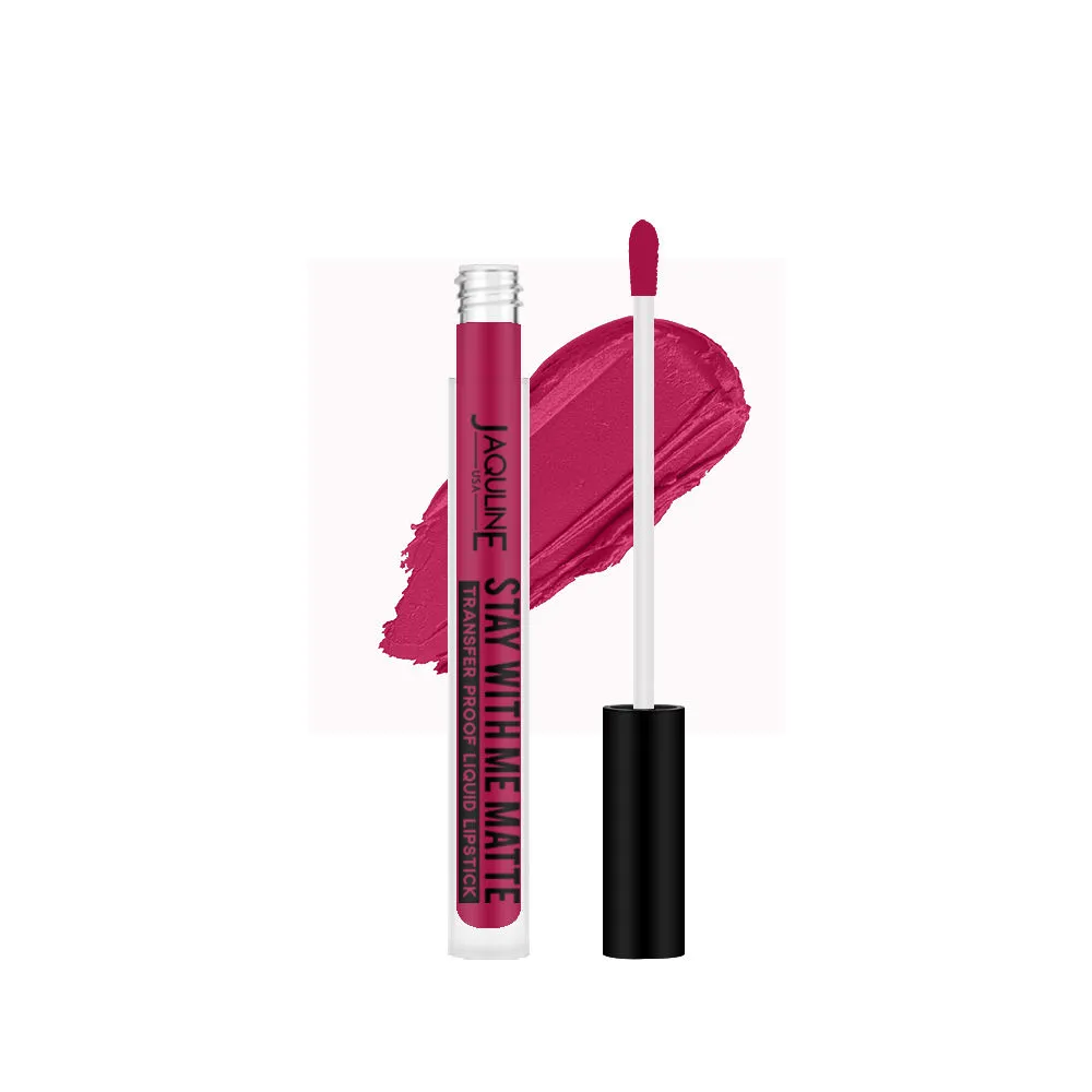 Jaquline USA Stay With Me Liquid Lipstick - Born Free