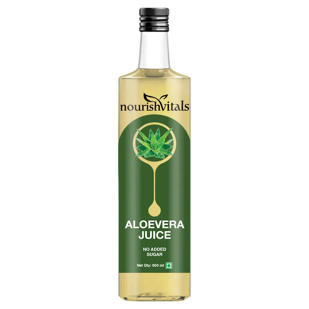 NourishVitals Aloevera Juice,  0.500 L  Unflavoured