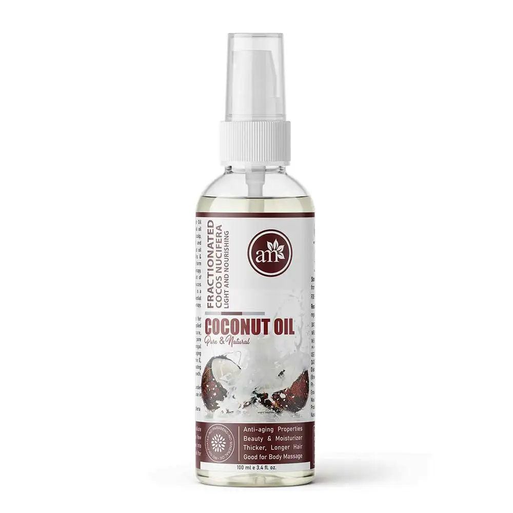 AromaMusk Pure & Natural Fractionated Coconut Oil,  100 ml