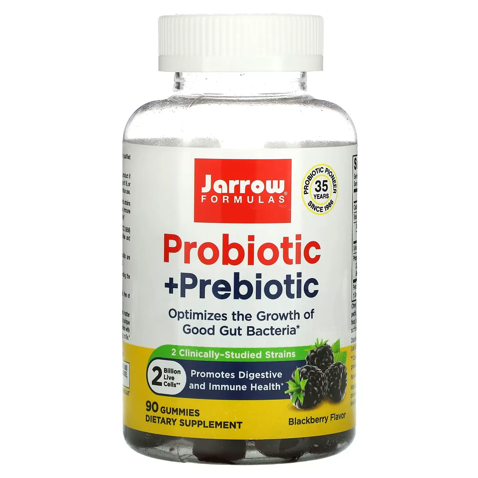 Probiotic + Prebiotic, Blackberry, 90 Gummies