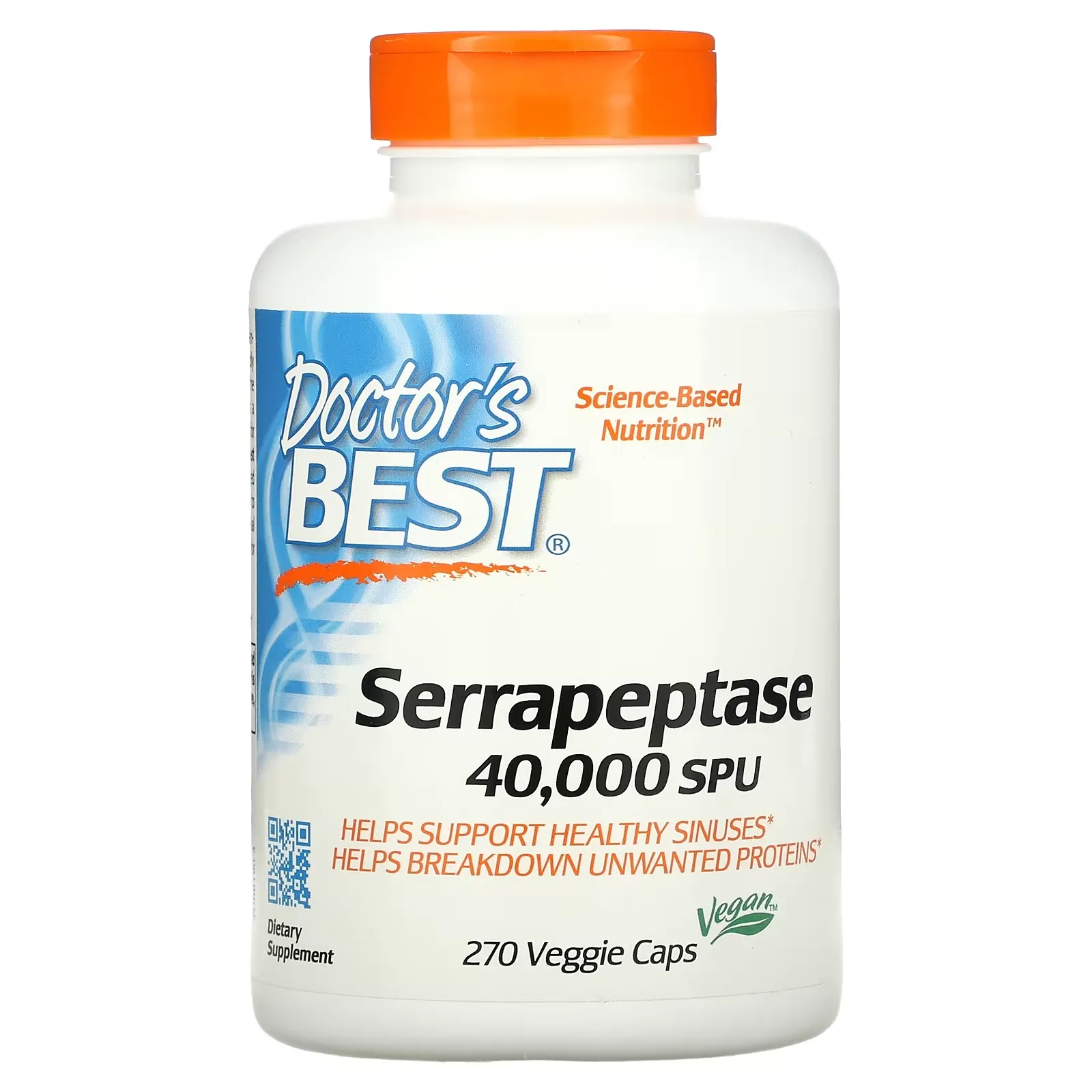 Serrapeptase, 270 Veggie Caps