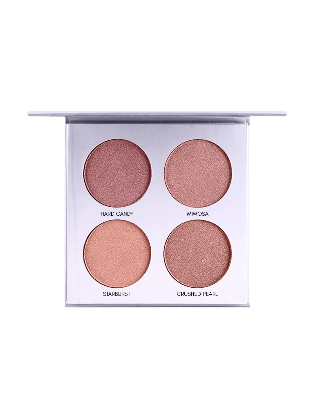 Miss Rose 4 Color Shimmer Brick Highlighter Palette 7003-024i 04