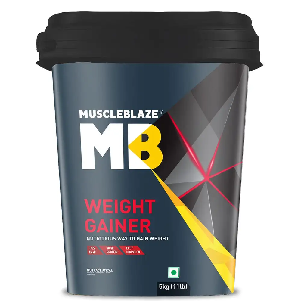 MuscleBlaze Weight Gainer with Added Digezyme,  11 lb  Chocolate