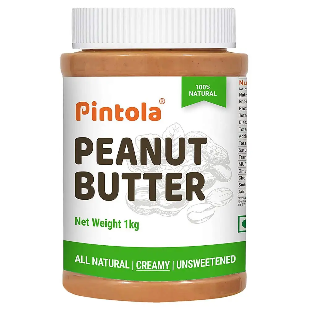 Pintola All Natural Peanut Butter,  1 kg  Creamy