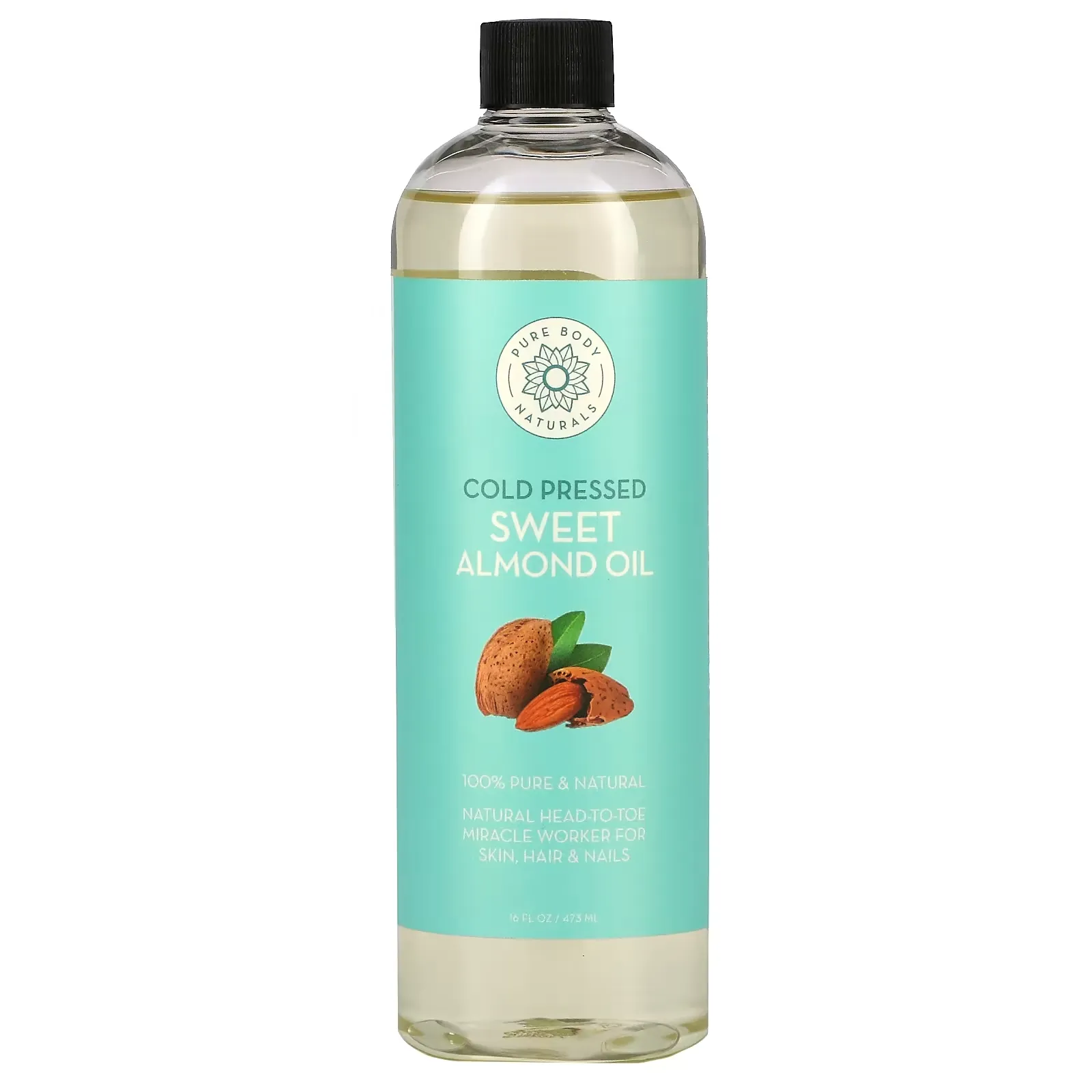 Sweet Almond Oil, 16 fl oz (473 ml)