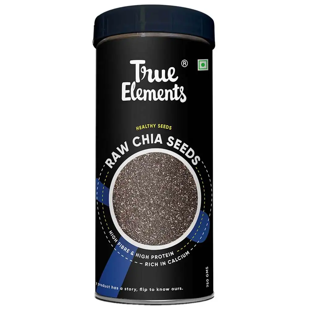 True Elements Chia Raw Seeds,  0.750 kg  Unflavoured