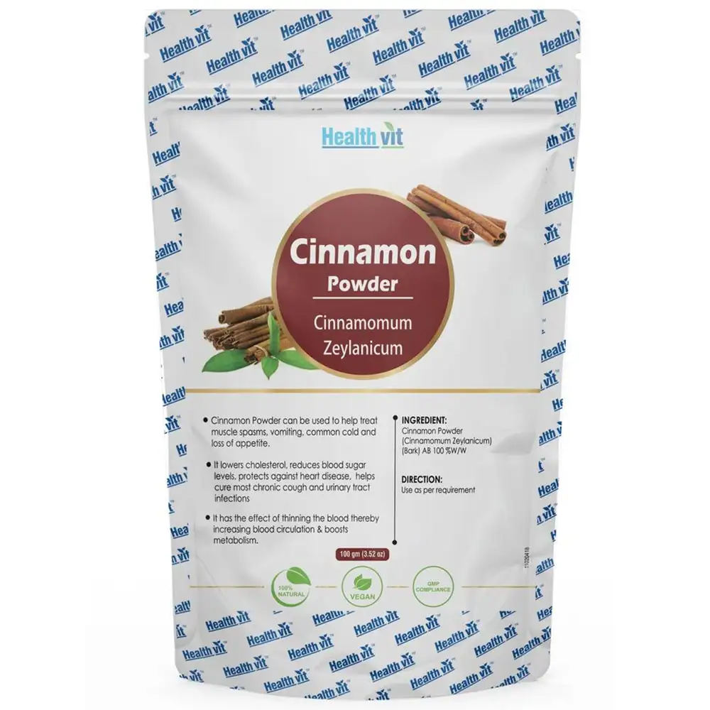 Healthvit Cinnamon Powder,  100 g