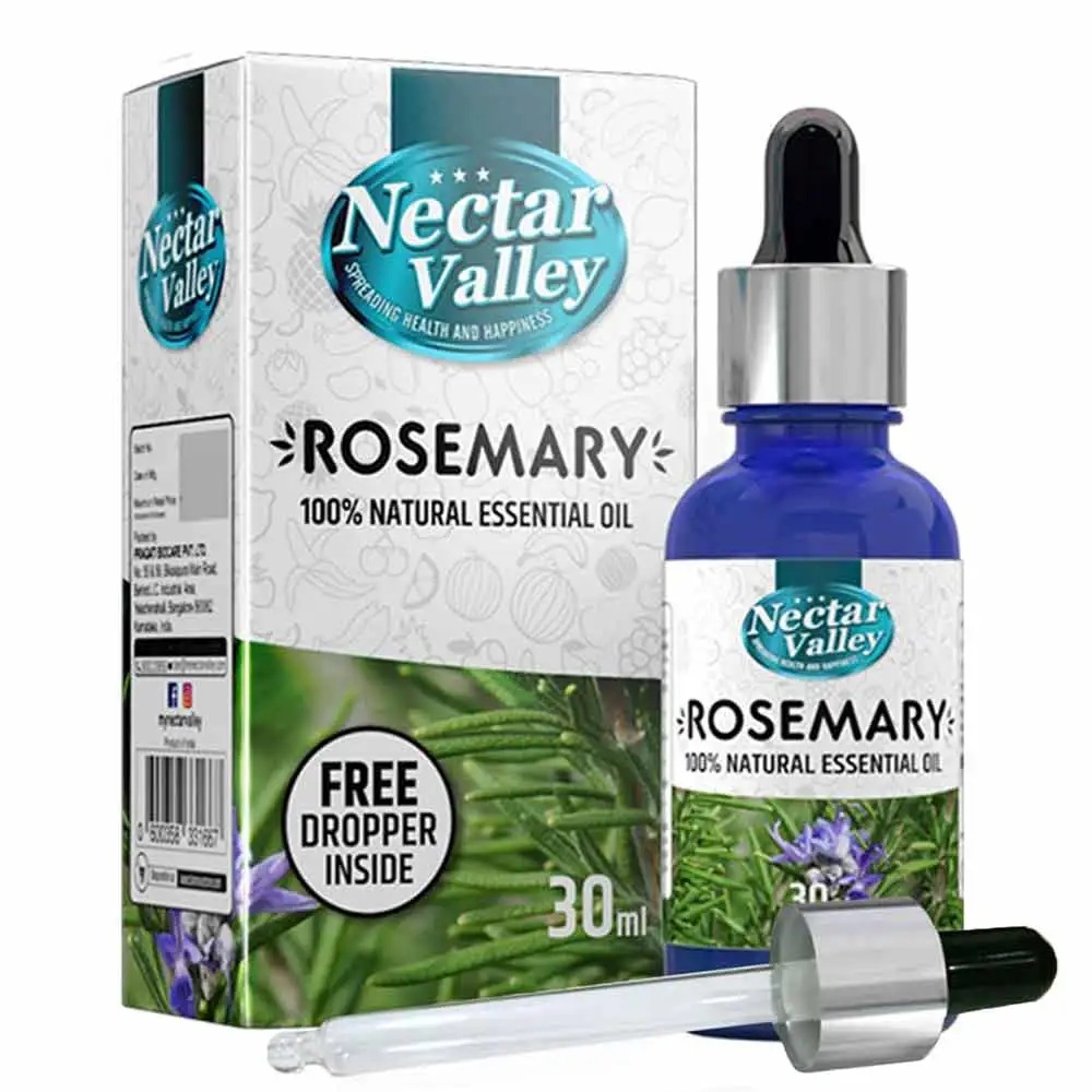 Nectar Valley Rosemary 100% Natural Essential Oil,  30 ml  Vegan