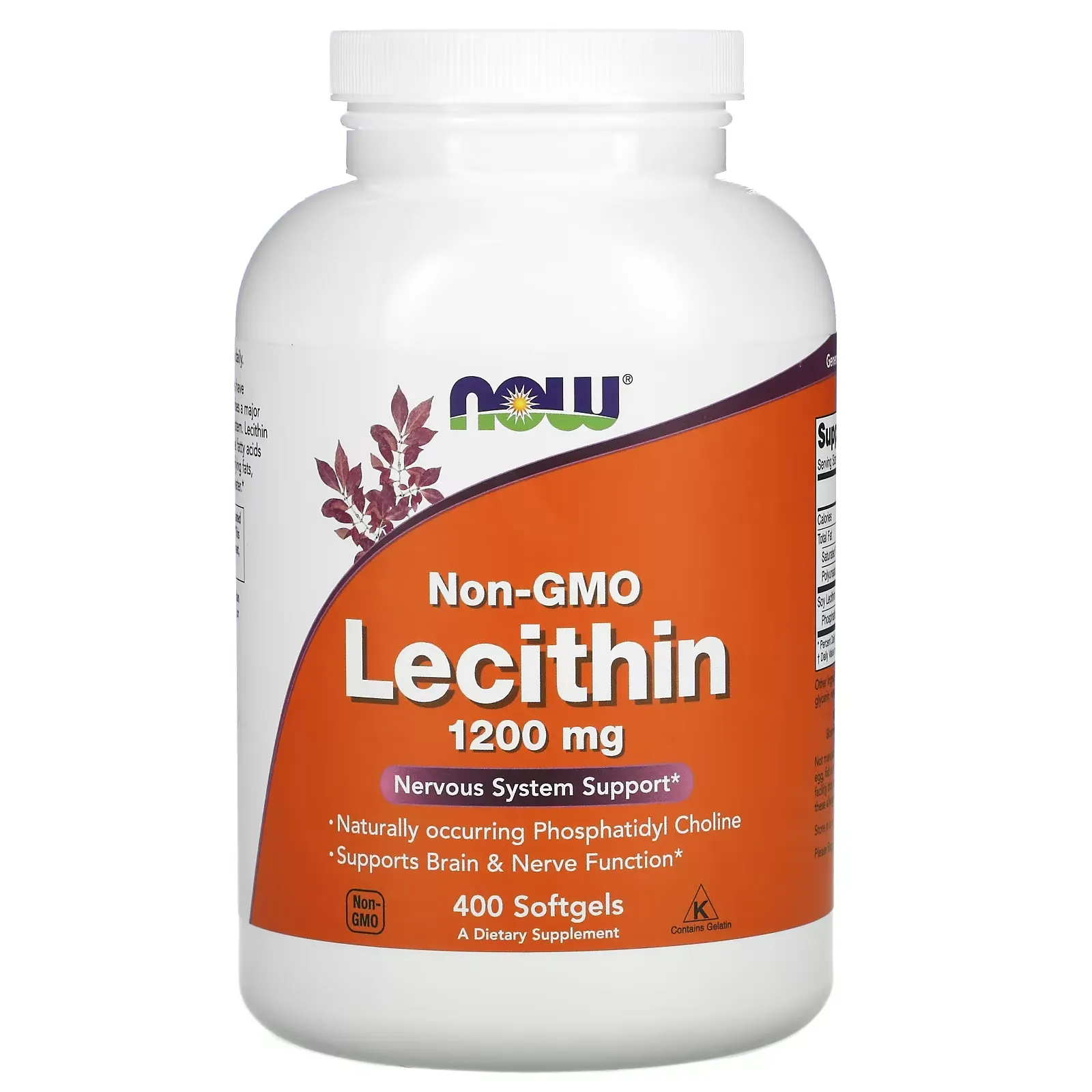 Non-GMO Lecithin, 1,200 mg, 400 Softgels