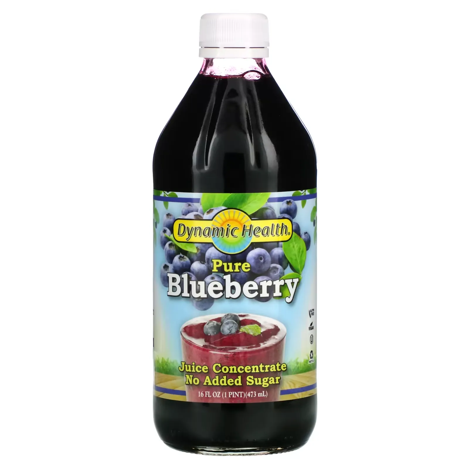 Pure Blueberry, 16 fl oz (473 ml)