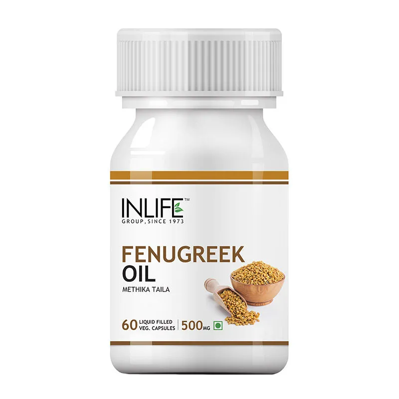 INLIFE Fenugreek Oil 60 Capsules 500mg Methika Taila