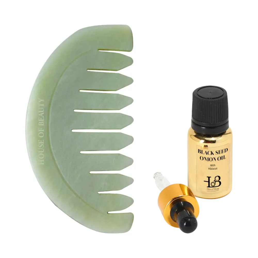 House Of Beauty Jade Comb Green