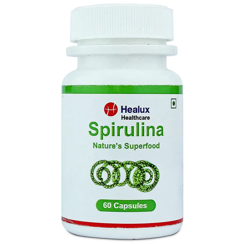 Healux Spirulina,  60 capsules