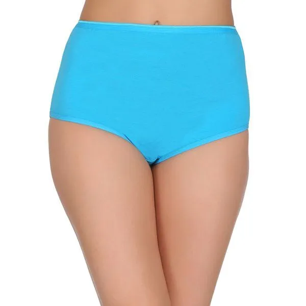 Clovia Cotton High Waist Maternity Hipster - Blue