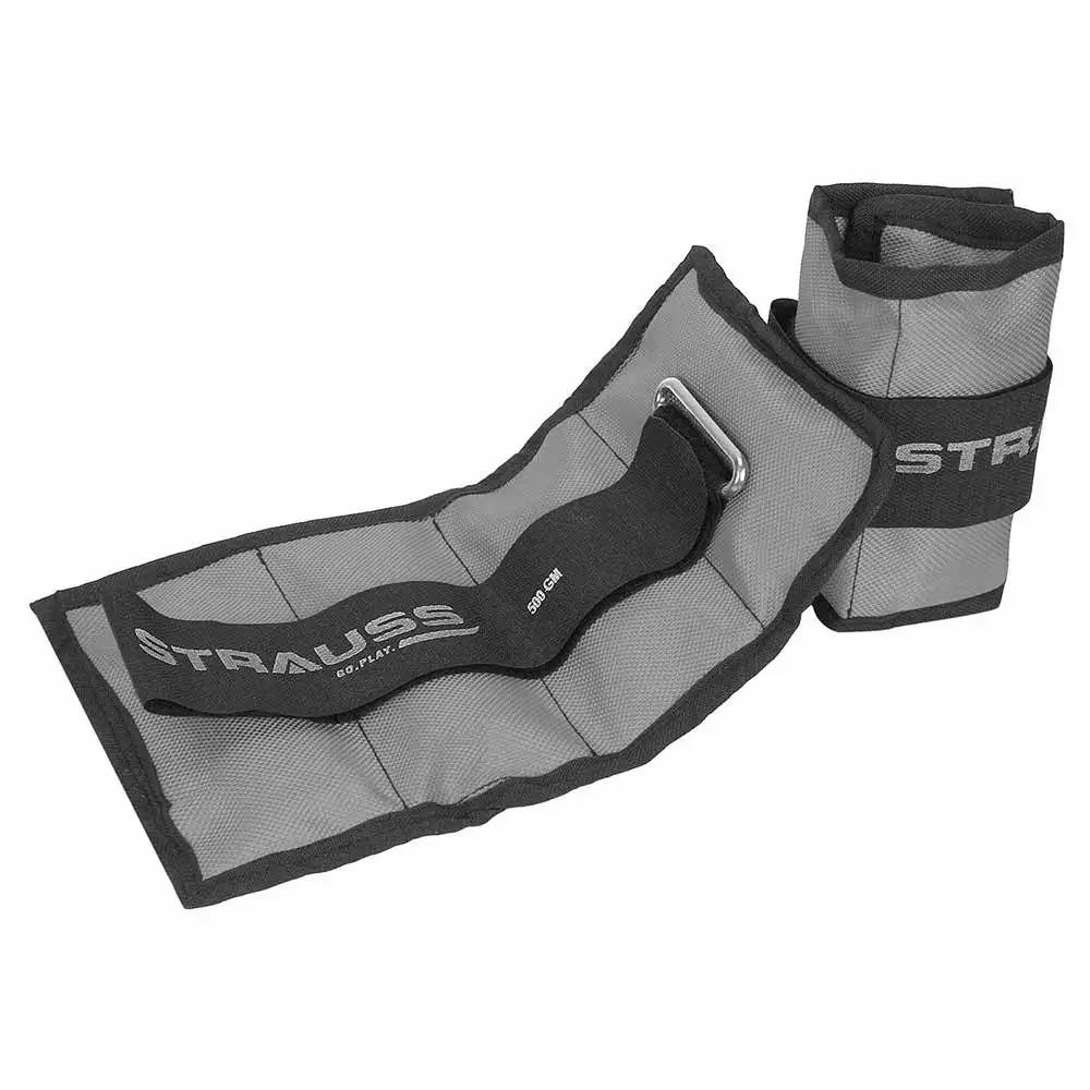 Strauss Ankle Weight (Pair),  Grey  0.5 kg