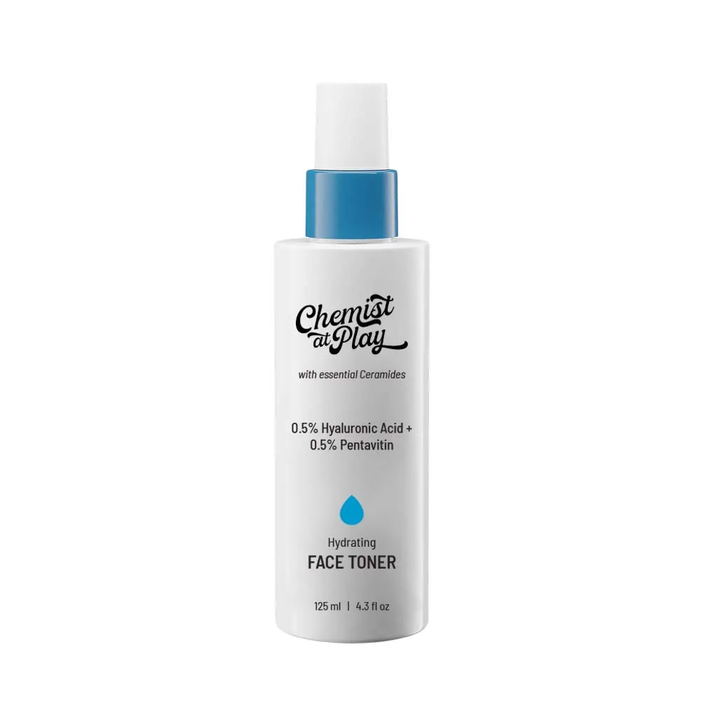 Chemist At Play Hydrating Face Toner With 0.5 % Hyaluronic Acid + 0.5 % Pentavitin For Hydrated Skin