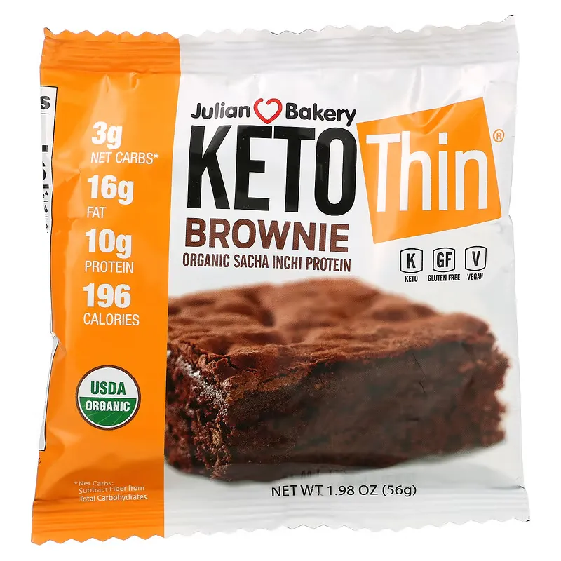 Keto Thin Brownie, 1.98 oz (56 g)