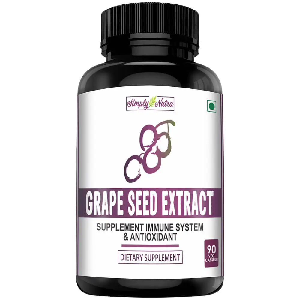 Simply Nutra Grape Seed Extract,  90 capsules