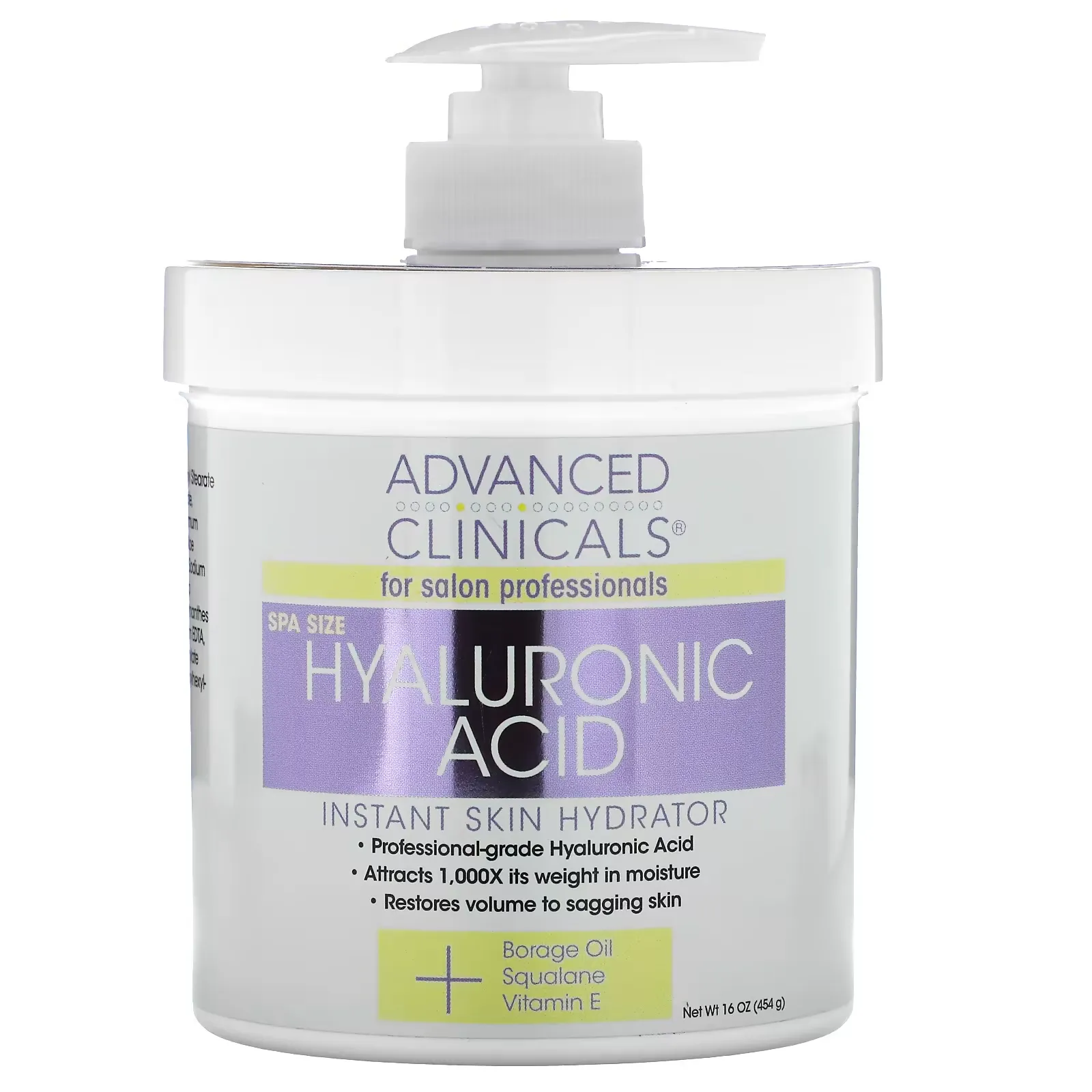 Hyaluronic Acid, Instant Skin Hydrator, 16 oz (454 g)