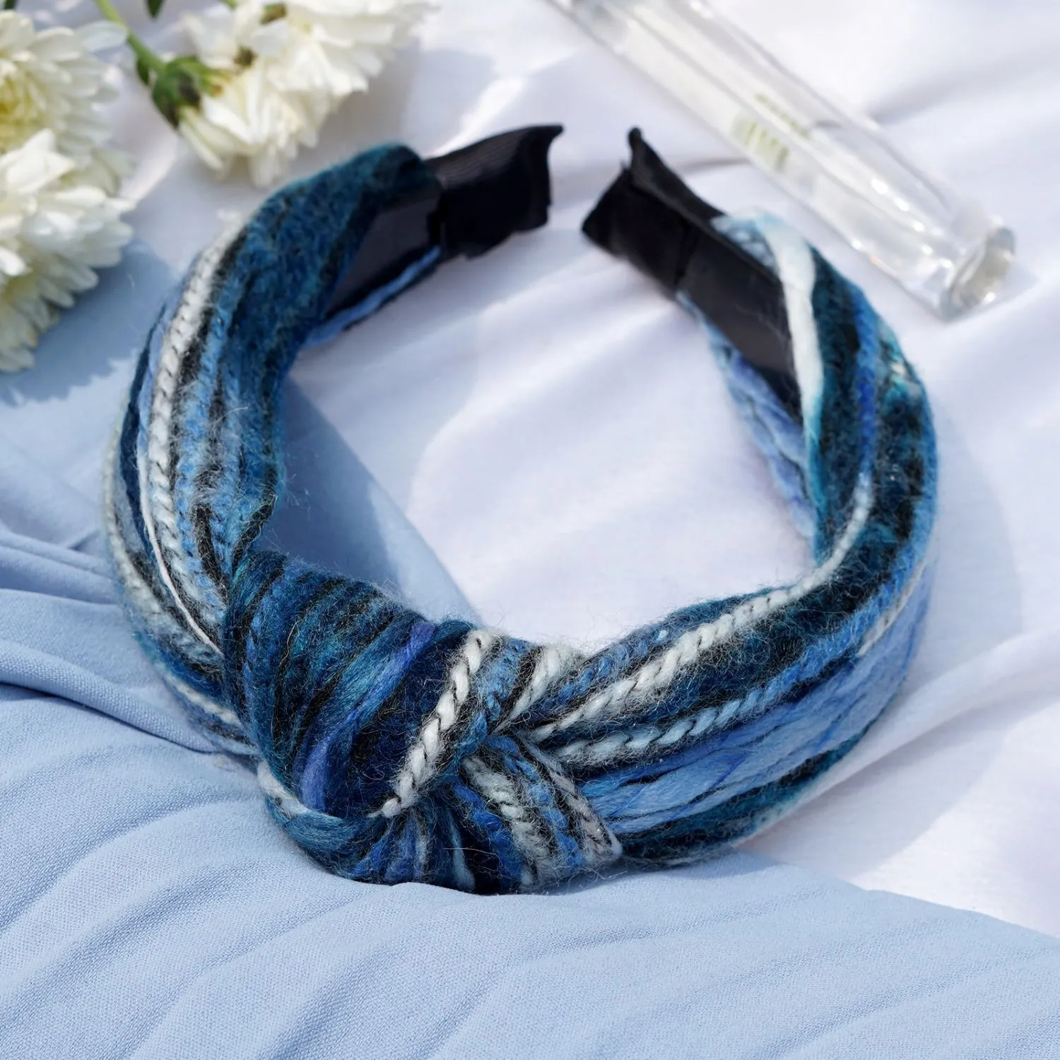 Joker & Witch Ocean Call Blue Knot Headband For Women