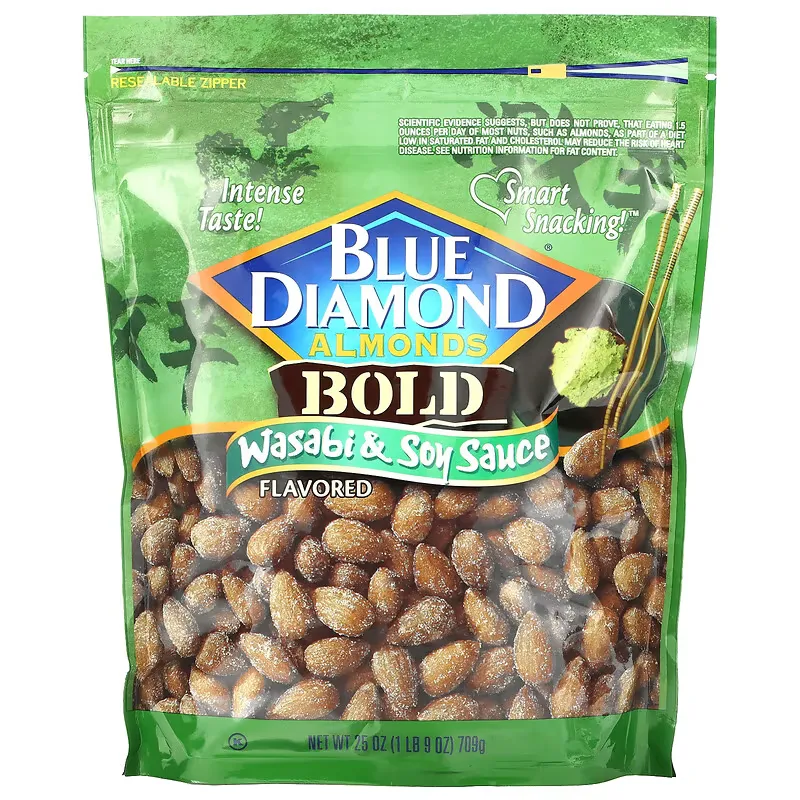 Almonds, Bold, Wasabi & Soy Sauce, 25 oz (709 g)