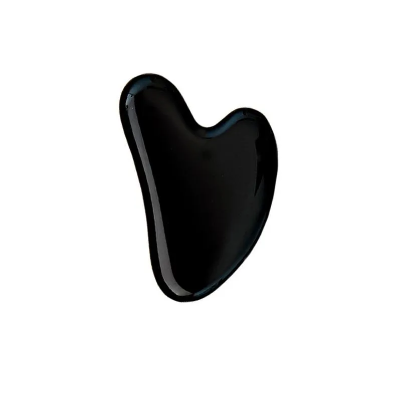 Le Marbelle Black Obsidian Gua Sha Face Massager For Face, Neck Glow & Skin Brightening