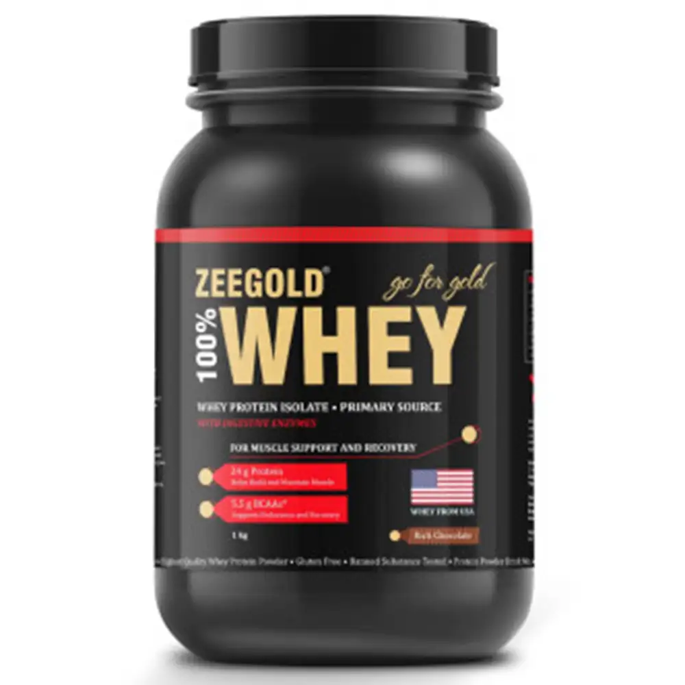 Zeelab 100% Whey Protein Isolate,  2.2 lb  Rich Chocolate