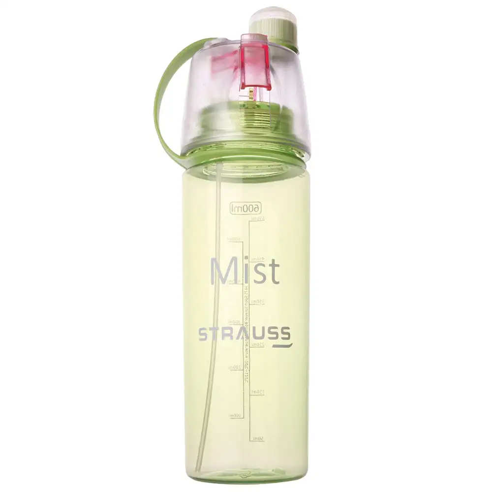 Strauss Water Mist Spray Bottle,  Green  600 ml