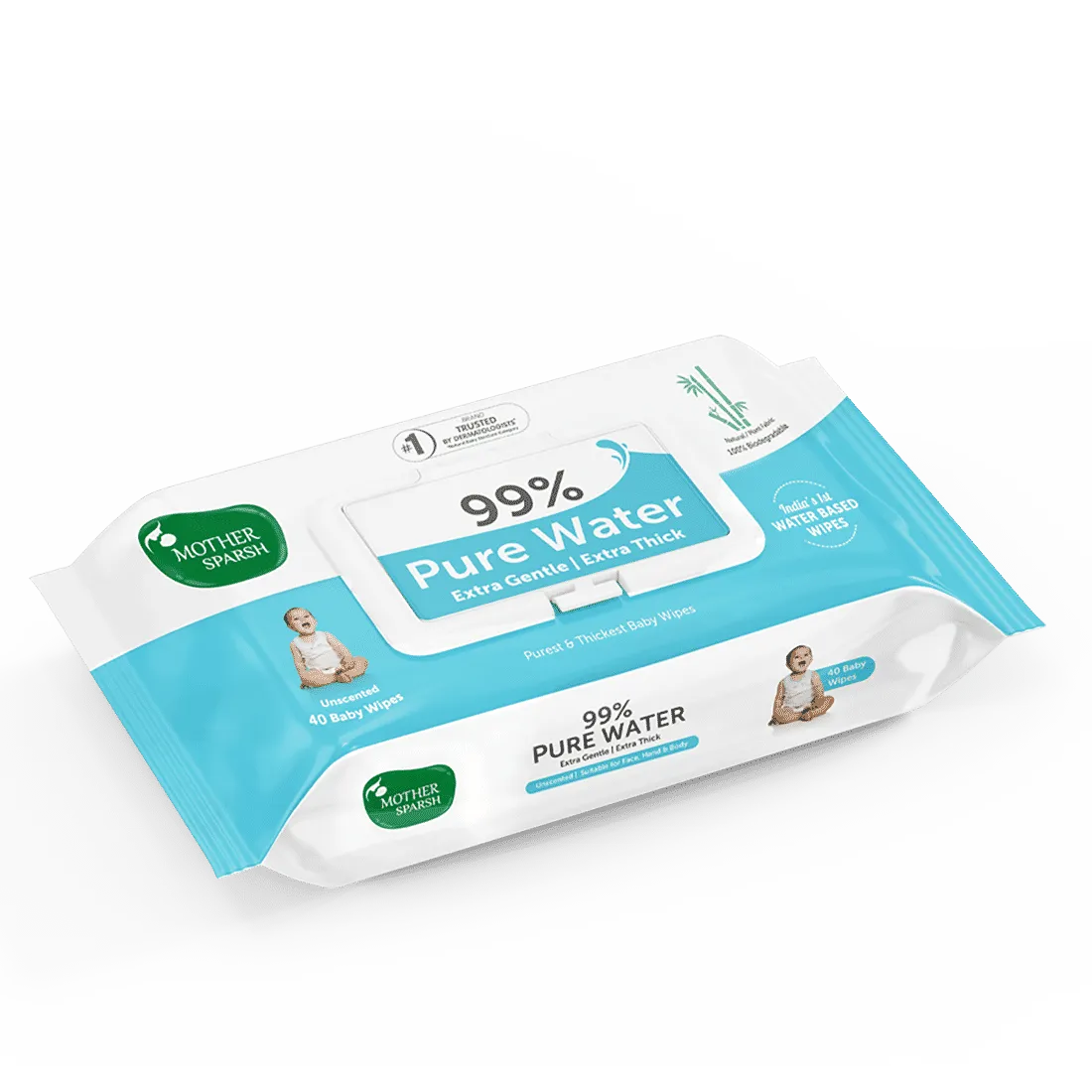 Mother Sparsh 99% Pure Water Wipes