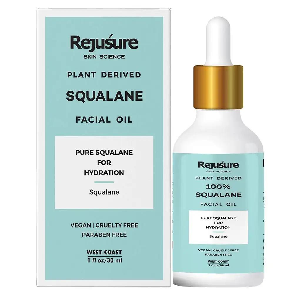 Rejusure Plant Derived 100% Squalane Face Oil,  30 ml  for Dry Skin