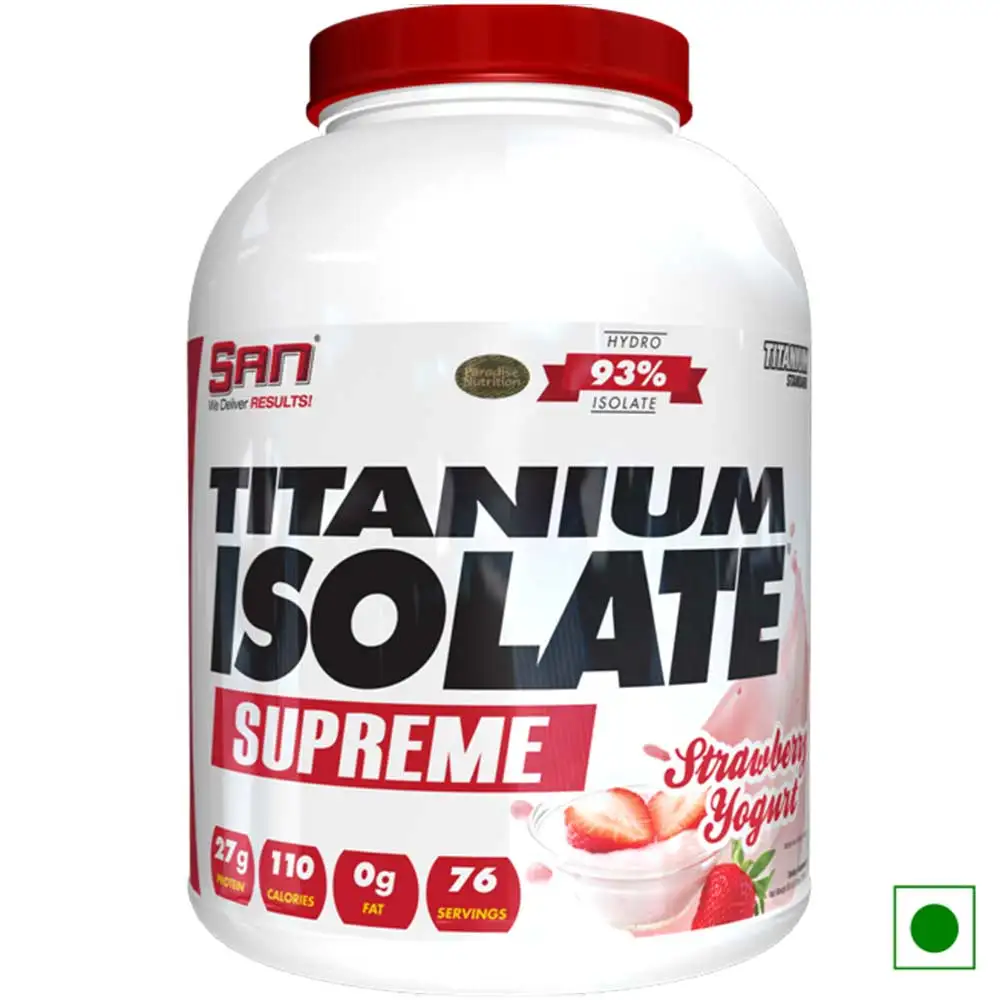 SAN Titanium Isolate Supreme,  5 lb  Strawberry Yogurt