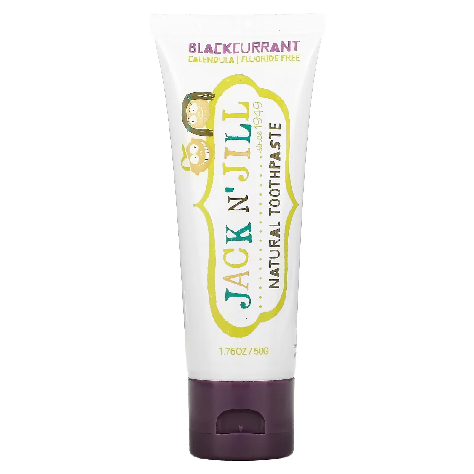 Natural Toothpaste, Blackcurrant, 1.76 oz (50 g)