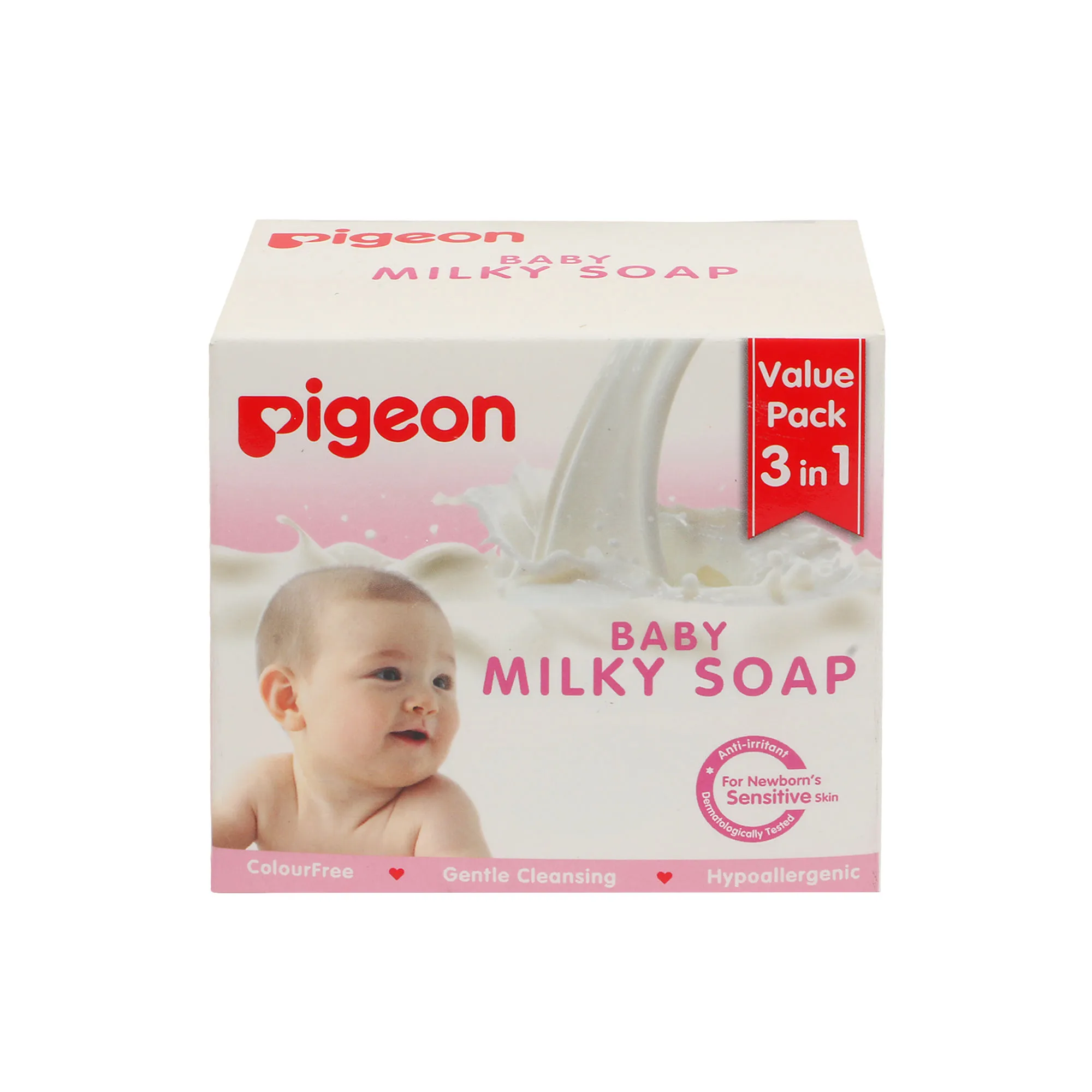 Pigeon Baby Milky Soap (Value Pack 3 In 1)