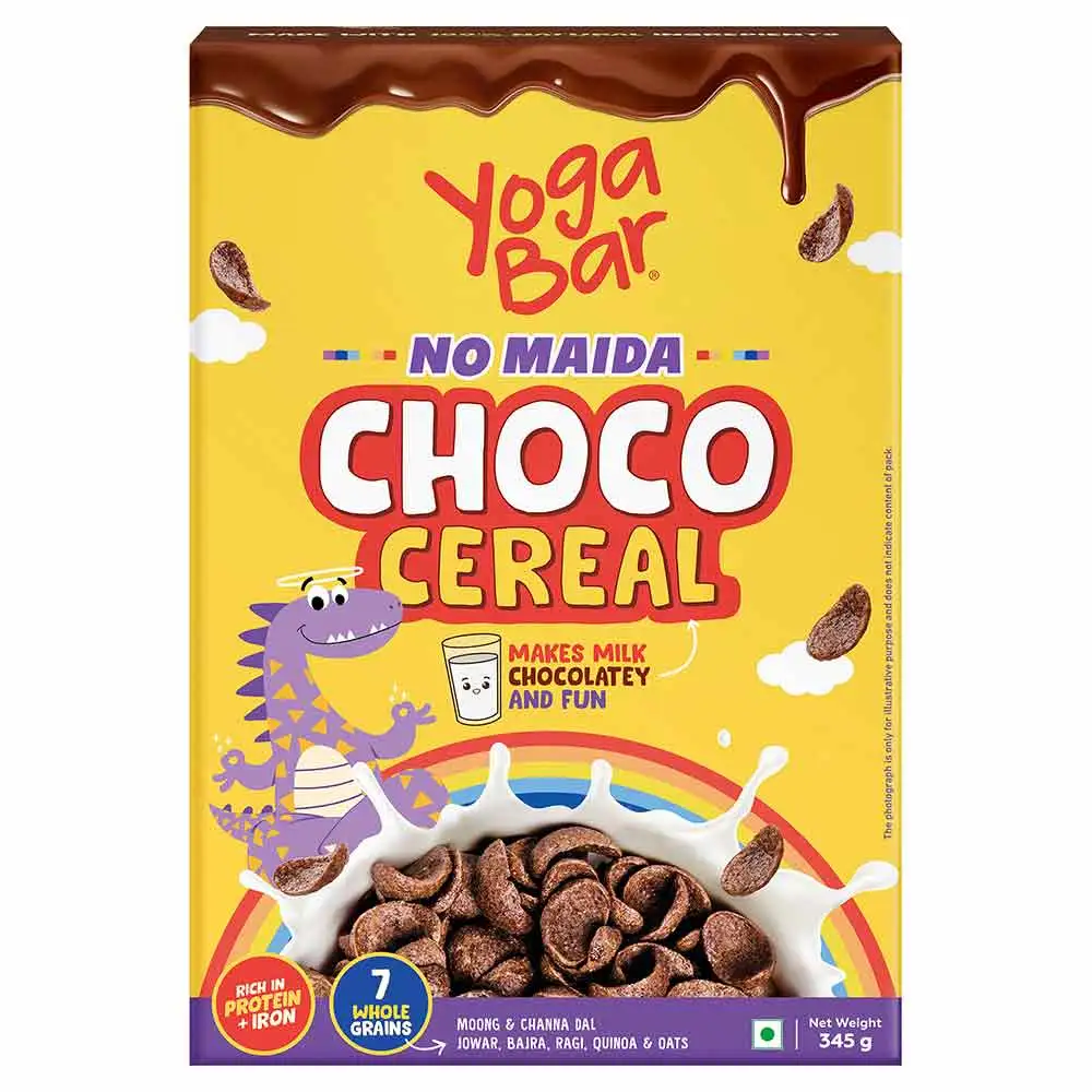 Yogabar Yo Chos Cereal,  345 g  Choco