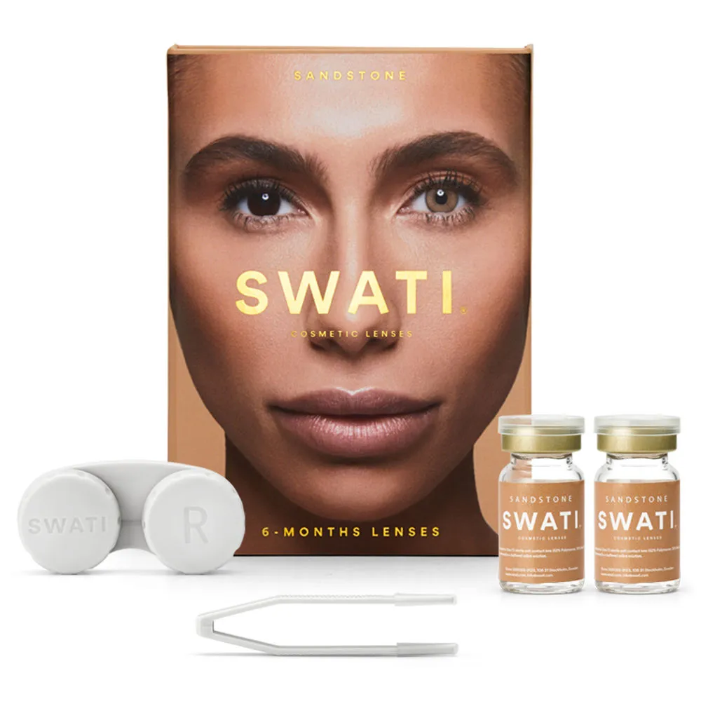 Swati Cosmetics Coloured Contact Lenses - Sandstone