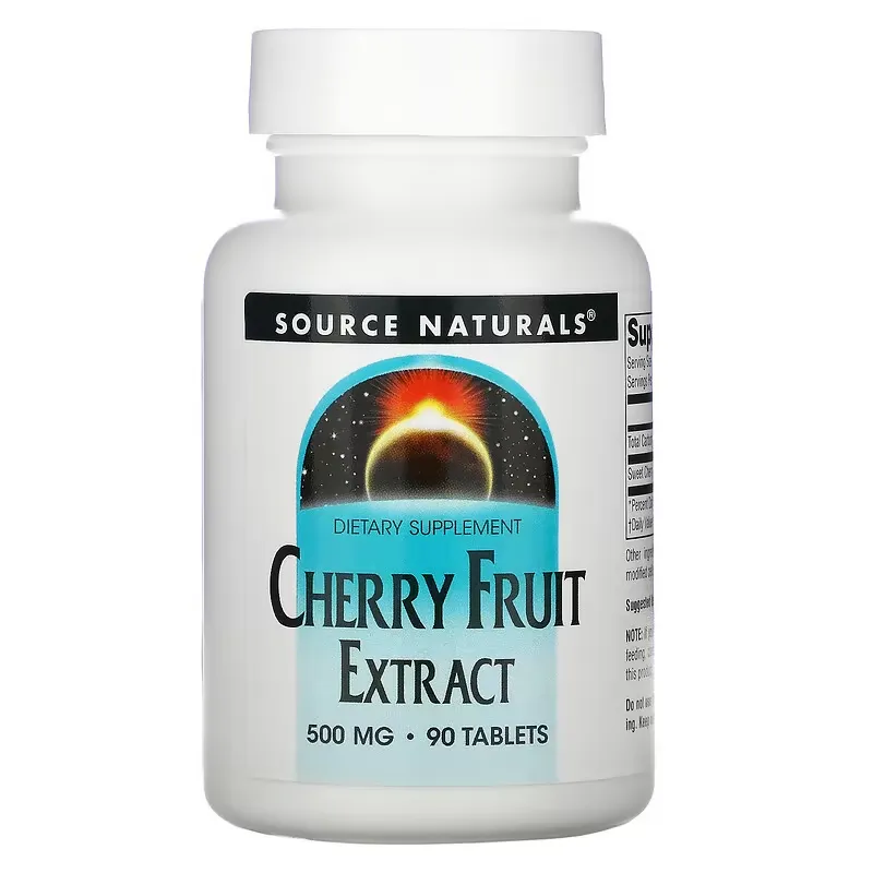 Cherry Fruit Extract, 500 mg, 90 Tablets