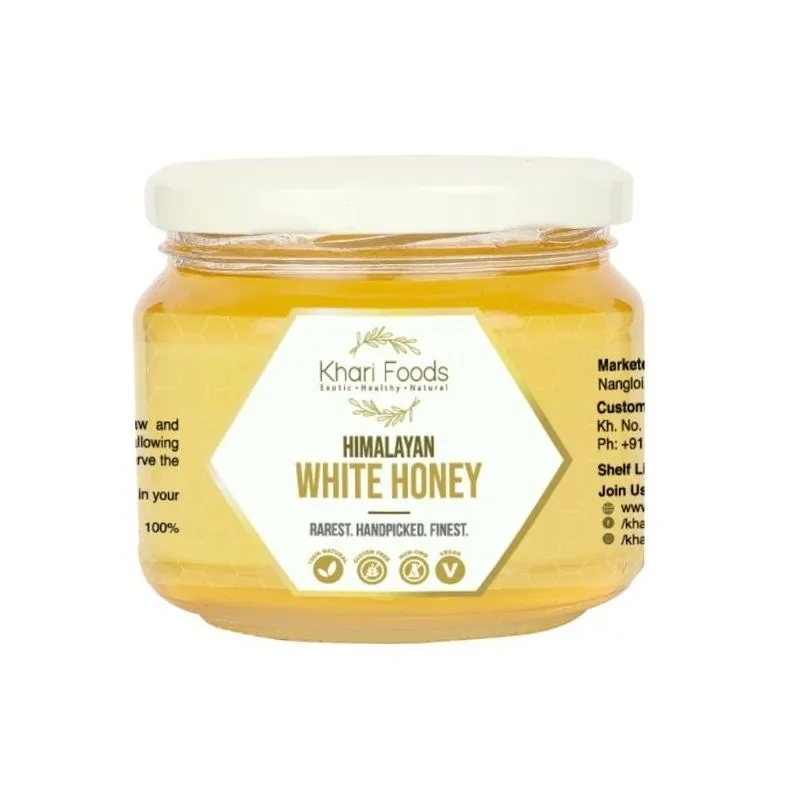 Khari Foods Premium Pure Himalayan Organic White Honey