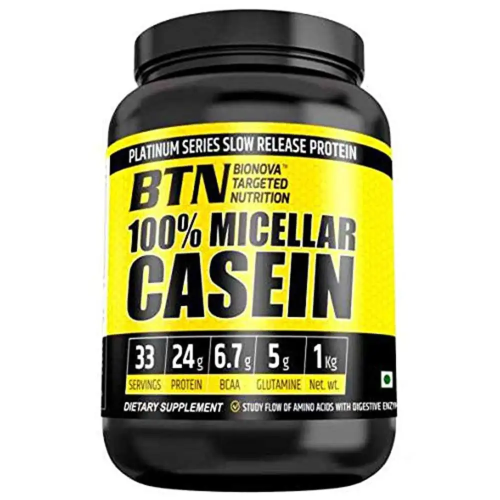 BTN Sports 100% Micellar Casein,  2.2 lb  Unflavored