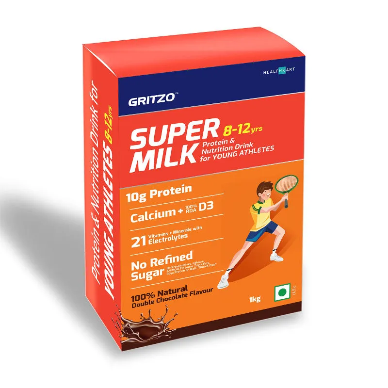 Gritzo Supermilk 8-12y - Natural Double Chocolate Flavour