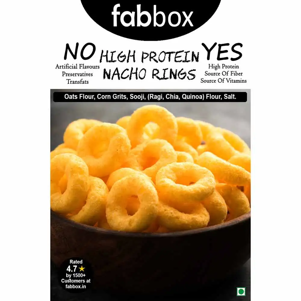 Fabbox High Protein Nacho Rings,  Unflavoured  160 g