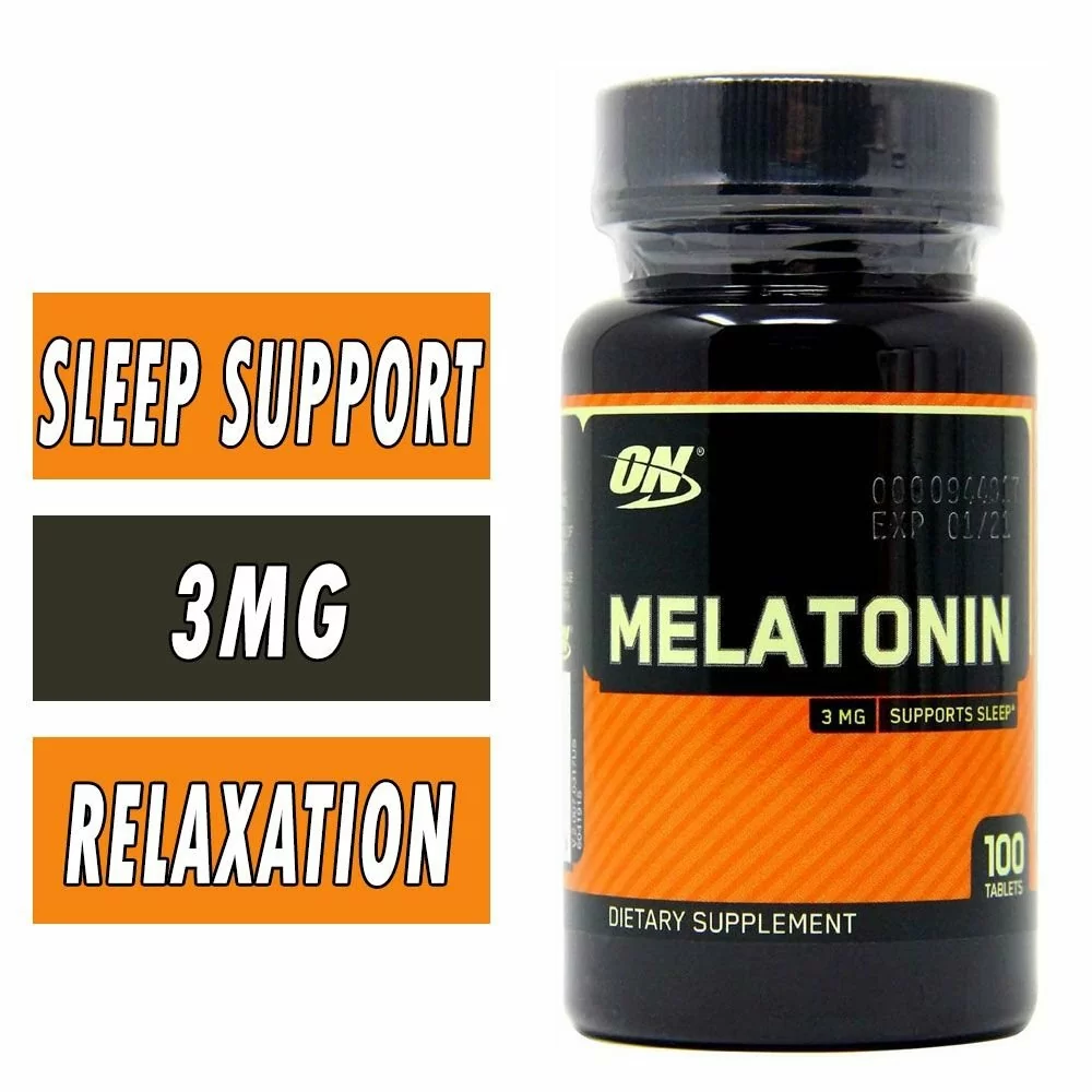 Melatonin - Optimum Nutrition - 3 MG – 100 Tablets EXP: 02/23