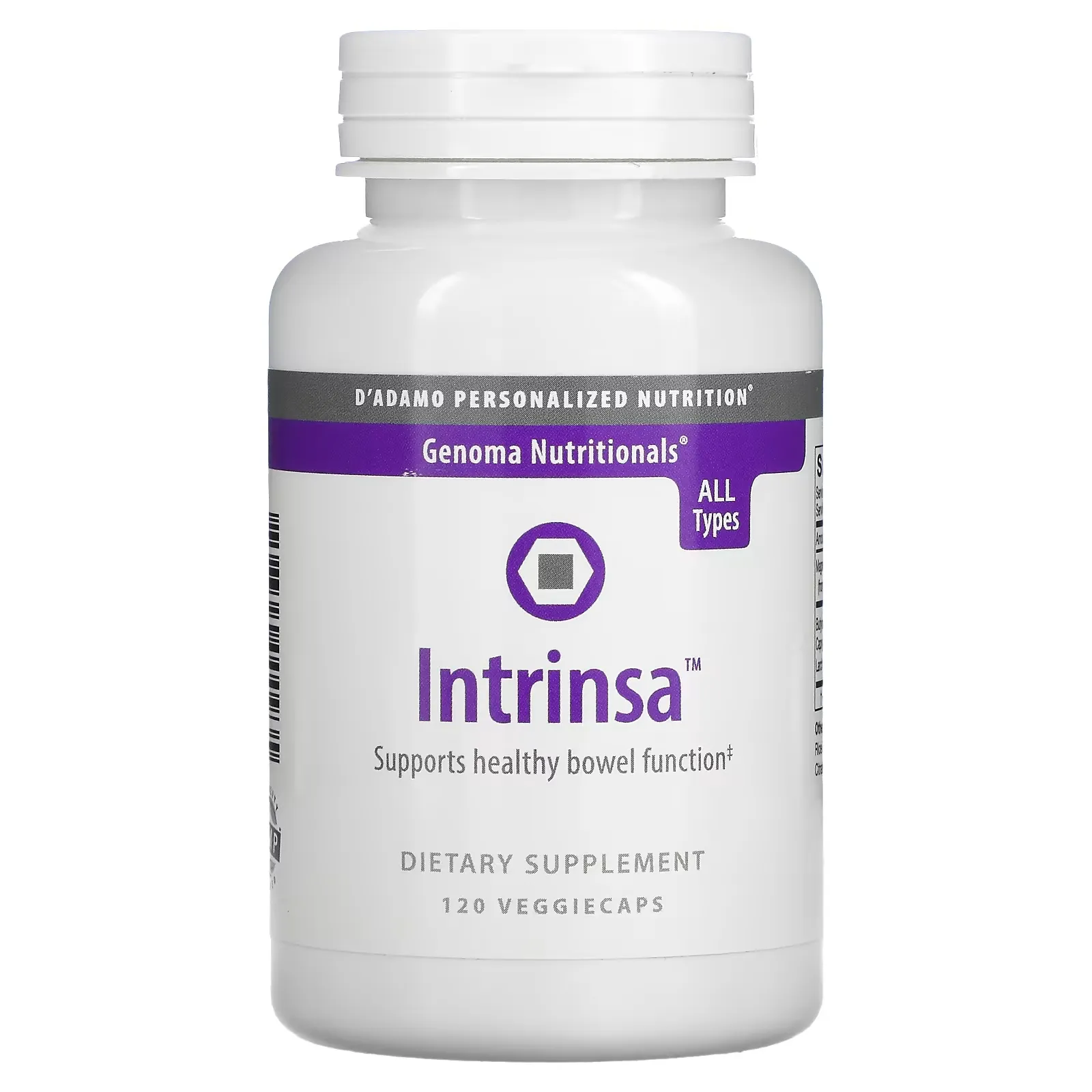 Genoma Nutritionals, Intrinsa, 120 Veggie Caps