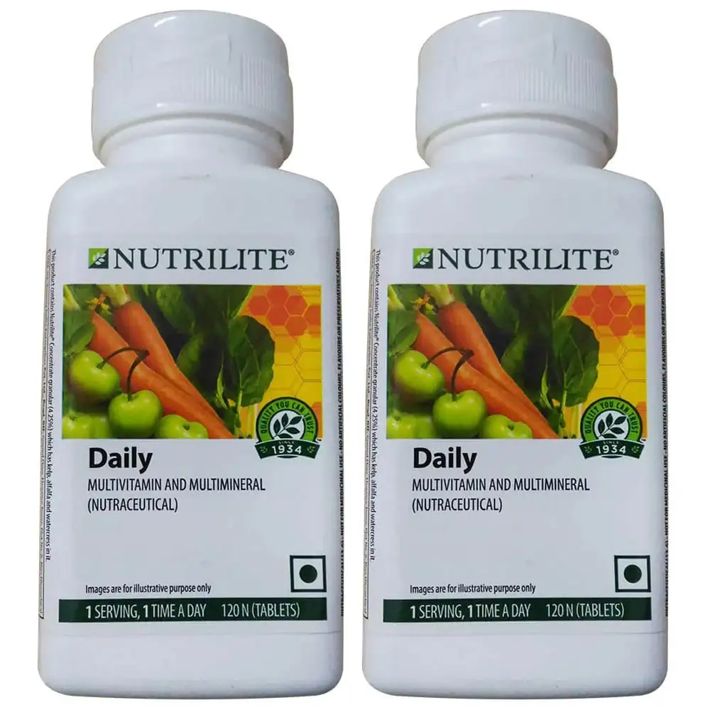 Amway Nutrilite Daily Pack of 2,  120 tablet(s)  Unflavoured