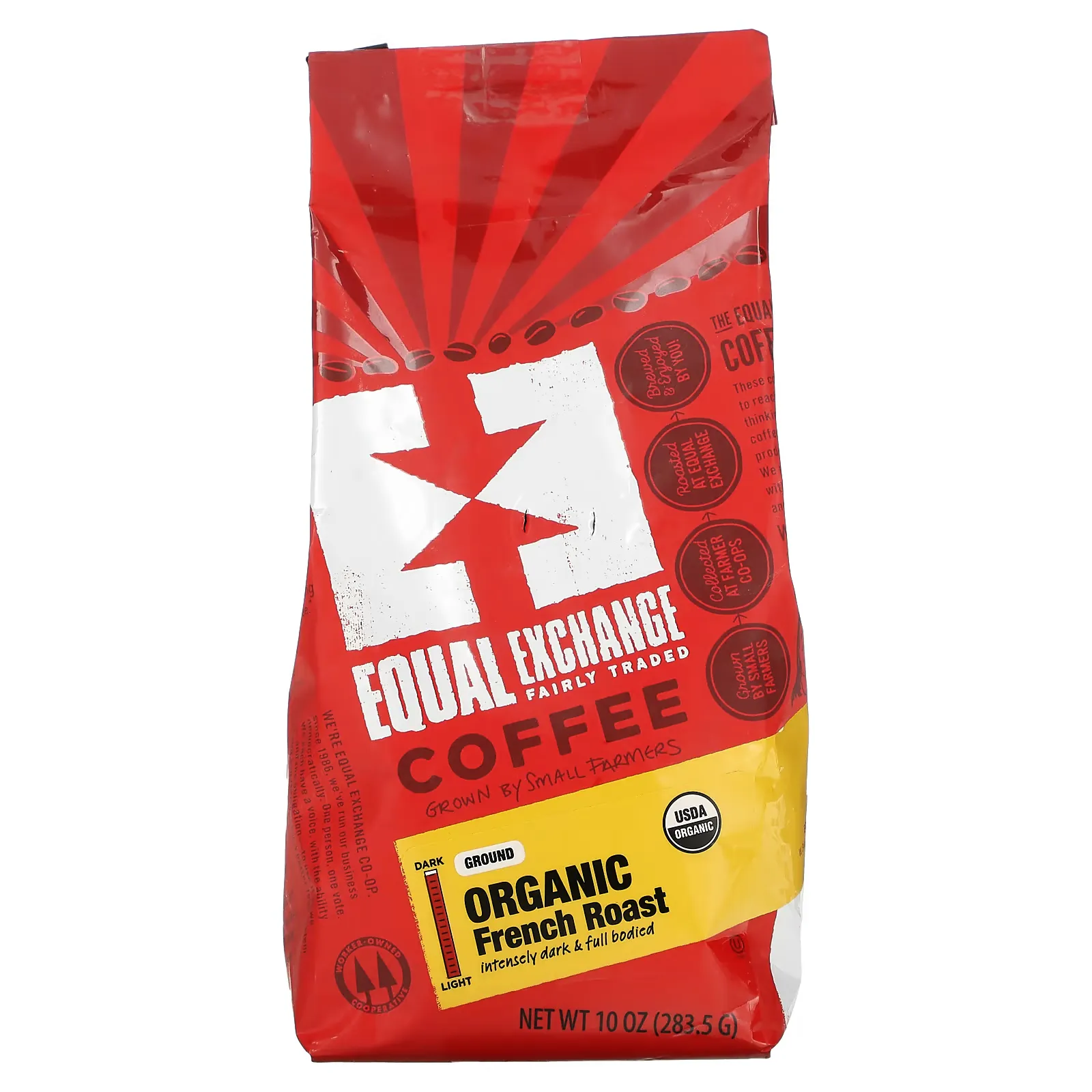 Organic Coffee, French Roast, Ground, 10 oz (283.5 g)